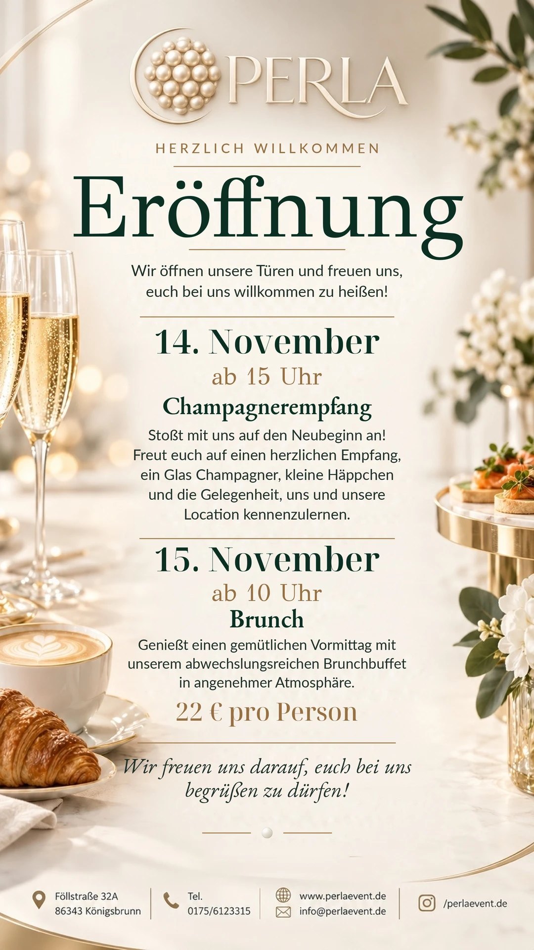 Flyer Eröffnung